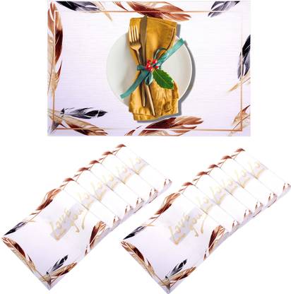 UniKart Rectangular Pack of 12 Table Placemat