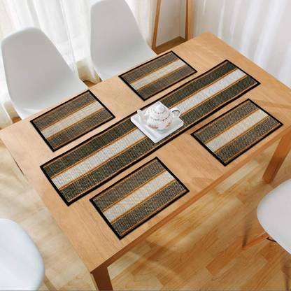 HOKiPO Rectangular Pack of 5 Table Placemat