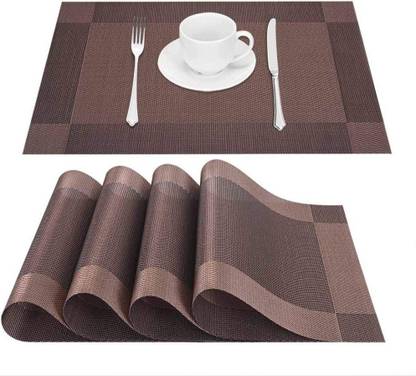 UniKart Rectangular Pack of 4 Table Placemat