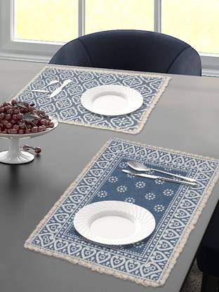 Saral Home Rectangular Pack of 2 Table Placemat