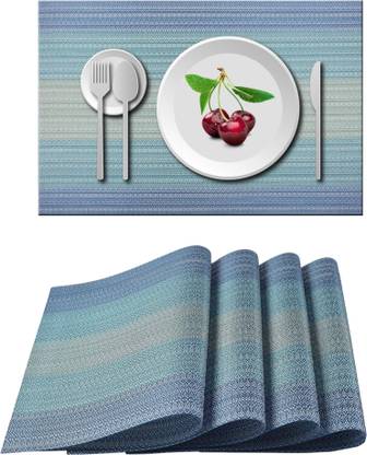 YELONA Rectangular Pack of 4 Table Placemat