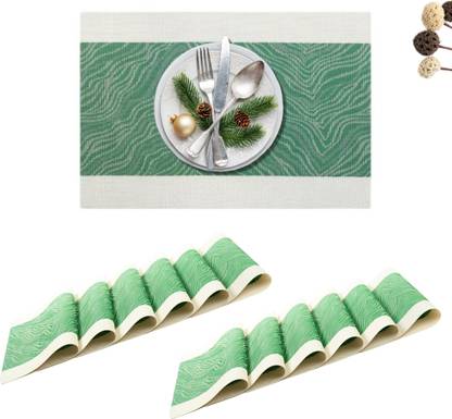 YELONA Rectangular Pack of 12 Table Placemat