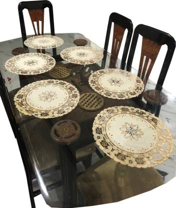 LaVichitra Round Pack of 6 Table Placemat