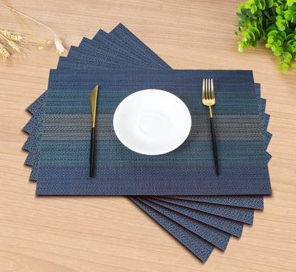 infinitepiinitiatives Rectangular Pack of 6 Table Placemat