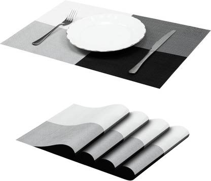 YELONA Rectangular Pack of 4 Table Placemat