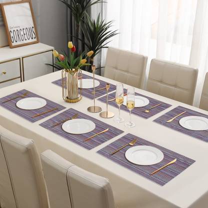 DPA Collection Rectangular Pack of 6 Table Placemat