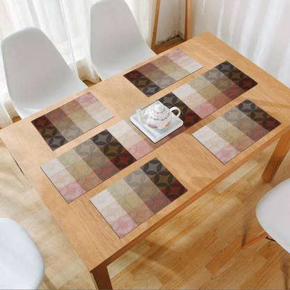 HOKiPO Rectangular Pack of 5 Table Placemat