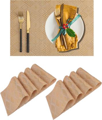 UniKart Rectangular Pack of 8 Table Placemat