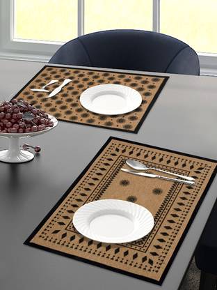 Saral Home Rectangular Pack of 2 Table Placemat