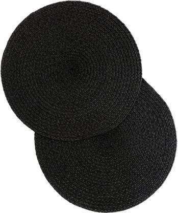 SIYA TEXTILES Round Pack of 2 Table Placemat