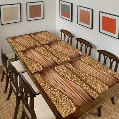 REVEXO Rectangular Pack of 6 Table Placemat