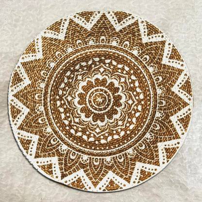Artistic Den Round Pack of 1 Table Placemat