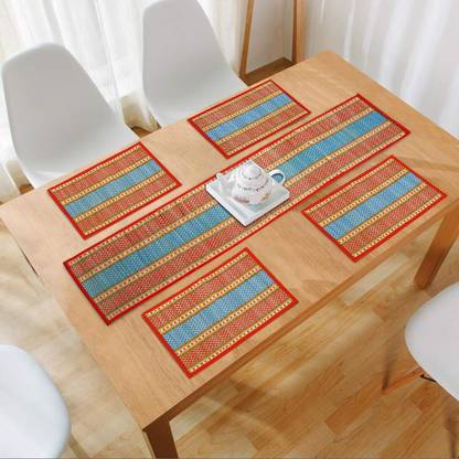 HOKiPO Rectangular Pack of 5 Table Placemat