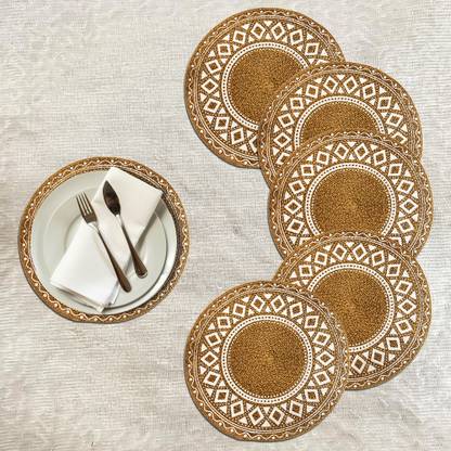 Artistic Den Round Pack of 6 Table Placemat