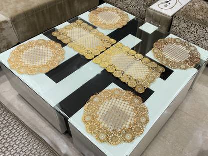 LaVichitra Round Pack of 6 Table Placemat
