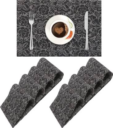 YELONA Rectangular Pack of 8 Table Placemat