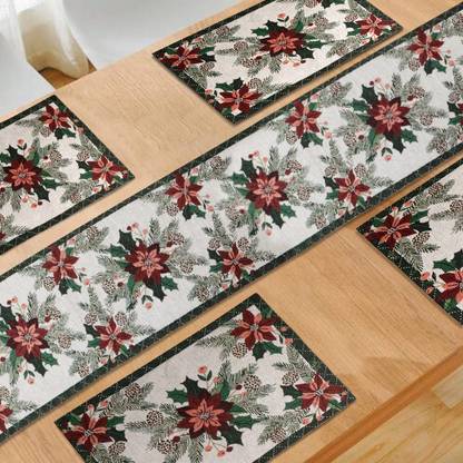 HOKiPO Rectangular Pack of 5 Table Placemat