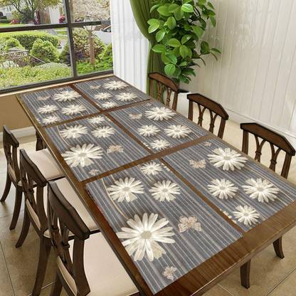 REVEXO Rectangular Pack of 6 Table Placemat