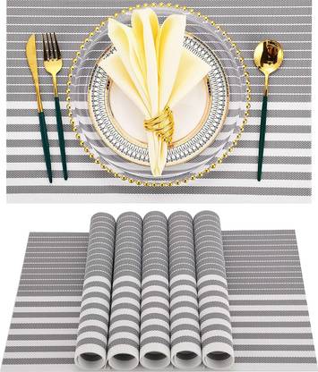 YELONA Rectangular Pack of 6 Table Placemat