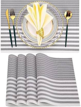 DANSR Rectangular Pack of 4 Table Placemat