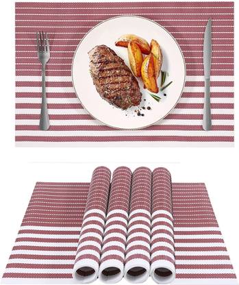 KitchEase Rectangular Pack of 4 Table Placemat