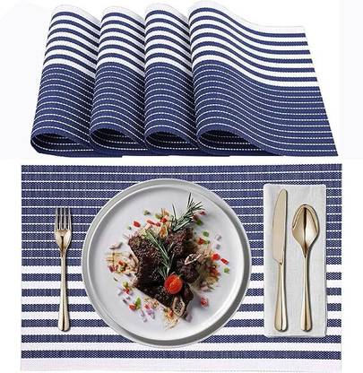 DANSR Rectangular Pack of 4 Table Placemat