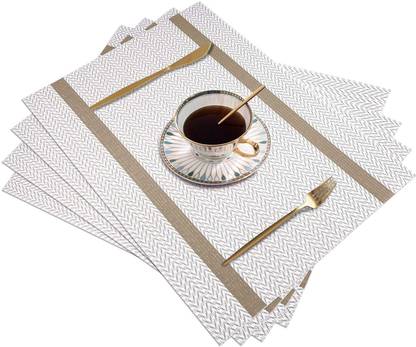 Bhaguji Rectangular Pack of 4 Table Placemat