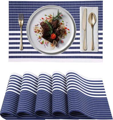 KitchEase Rectangular Pack of 5 Table Placemat