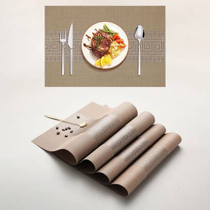 YELONA Rectangular Pack of 4 Table Placemat