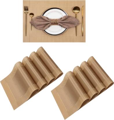 YELONA Rectangular Pack of 8 Table Placemat