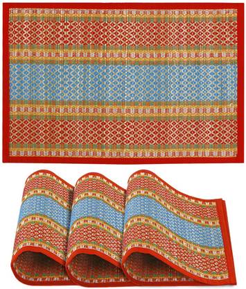 HOKiPO Rectangular Pack of 4 Table Placemat