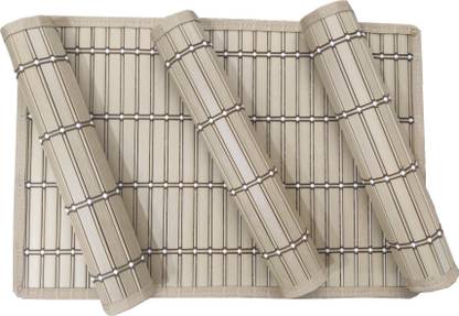Saffrondecors Rectangular Pack of 4 Table Placemat