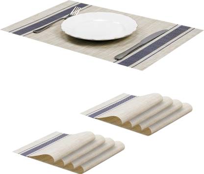 YELONA Rectangular Pack of 8 Table Placemat