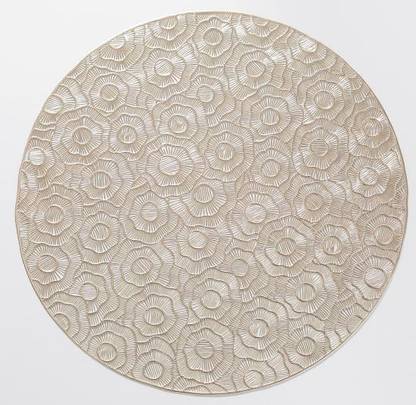 DELHI PVC CORP Round Pack of 6 Table Placemat