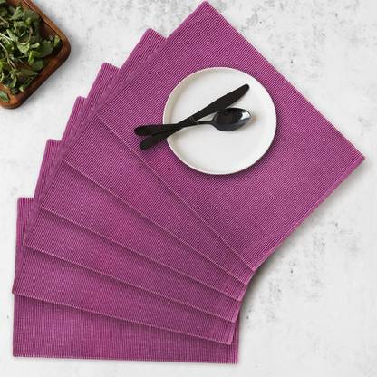 OASIS Rectangular Pack of 6 Table Placemat