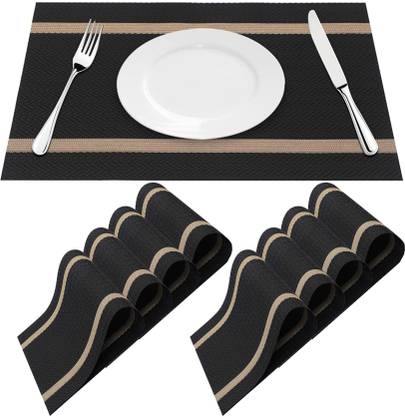 YELONA Rectangular Pack of 8 Table Placemat