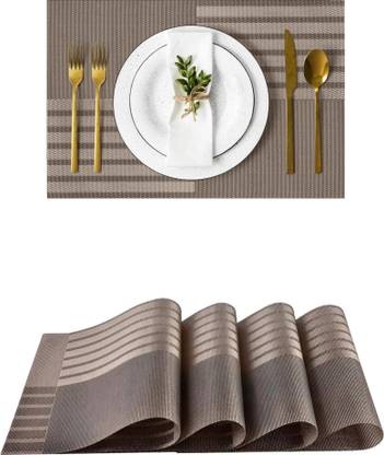 YELONA Rectangular Pack of 4 Table Placemat