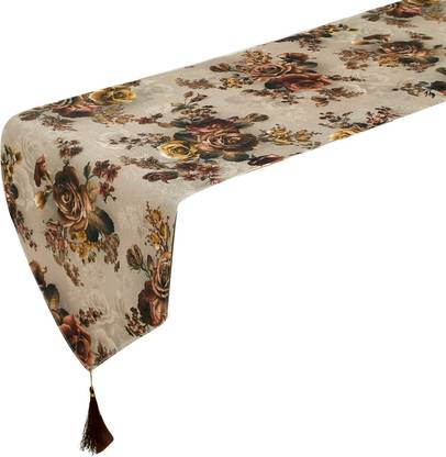 KUBER INDUSTRIES Brown 188 cm Table Runner