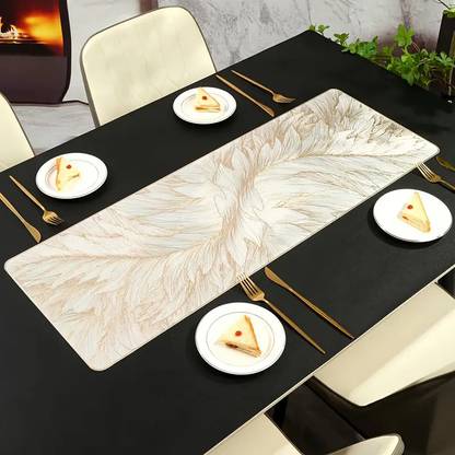 Dakshya Industries Gold 90 cm Table Runner