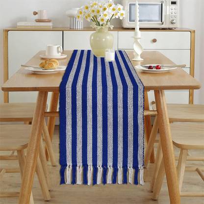 AVITEX Blue 152 cm Reversible Table Runner