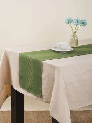 Fabindia Green 32.5 cm Table Runner