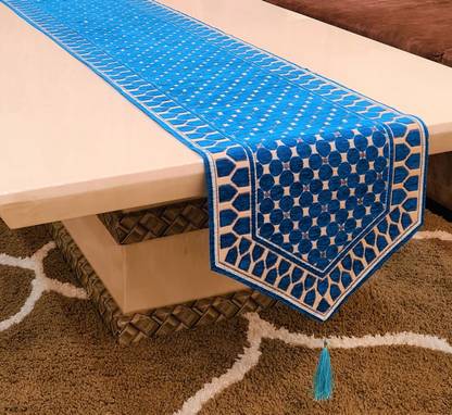 Groki Blue 183 cm Table Runner