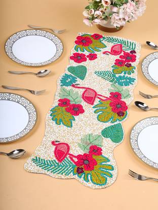 Aaditya Exports Multicolor 91.44 cm Table Runner