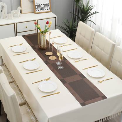 HOKiPO Brown 180 cm Reversible Table Runner