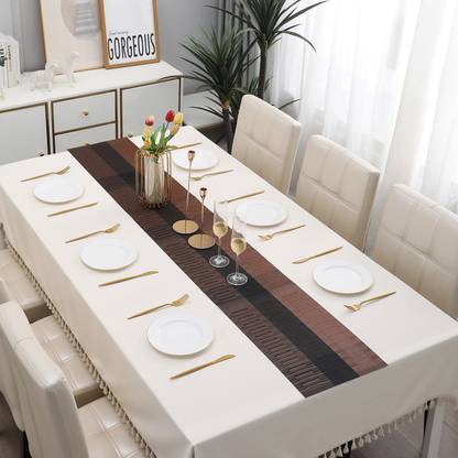 HOKiPO Brown 180 cm Reversible Table Runner