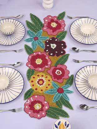 Aaditya Exports Multicolor 91.44 cm Table Runner