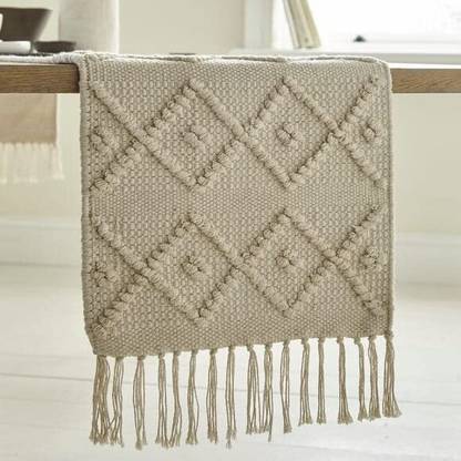 Bloomtex Beige 137 cm Reversible Table Runner