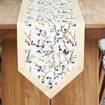 Ritla White 47 cm Table Runner