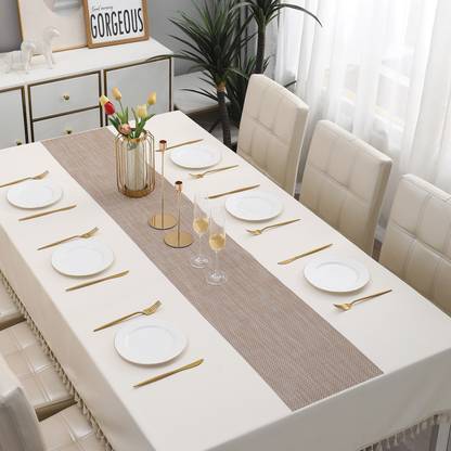 HOKiPO Brown 180 cm Reversible Table Runner