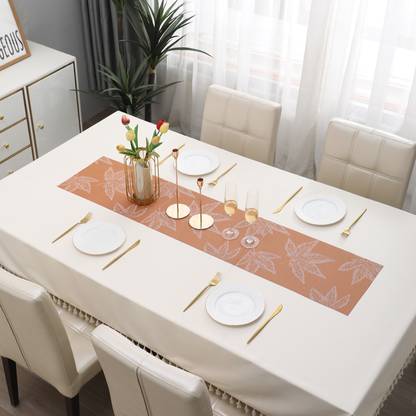 HOKiPO Orange 135 cm Reversible Table Runner